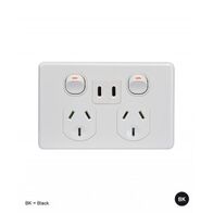 Power Point 2G 10A USB Charger Dual Type C PD30W Max White