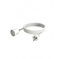 Cord Extension Skt 10A 250V Length 5m Wh