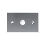 One gang Switch Stainless steel White