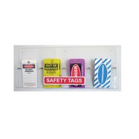 SAFETY TAG HOLDER, 4 POCKETS