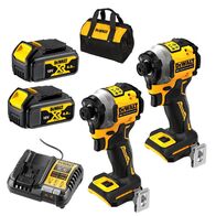 COMBI KIT, 2 PIECE, 18V XR 4Ah, BRUSHLESS