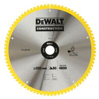 BLADE, CIRCULAR SAW 80T CONSTRUCTION, 305 x 30mm