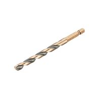 DRILL BIT, HEX BLACK AND GOLD IMPACT, METAL 7.5mm