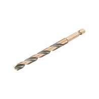 DRILL BIT, HEX BLACK AND GOLD IMPACT, METAL 8mm