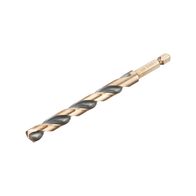 DRILL BIT, HEX BLACK AND GOLD IMPACT, METAL 9.5mm