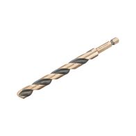 DRILL BIT, HEX BLACK AND GOLD IMPACT, METAL 10mm