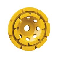 GRINDING CUP,DIAMOND EXTREME DOUBLE ROW 125mm, 14mm SHANK