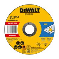 DISC, CUTTING, BONDED THIN TIN CUT, 115 x 1.2 x 22.23mm