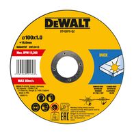 DISC, BONDED TIN OF [10] THIN FAST CUT 100 x 1.0 x 16.0mm