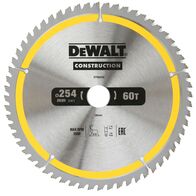 SAW BLADE, CONSTRUCTION 254mm x 60T (16/25/25.4/30mm)
