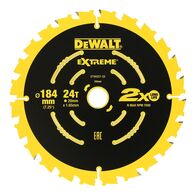 BLADE, CIRCULAR SAW EXTREME 184mm x 20mm 24TPI WOOD (10)