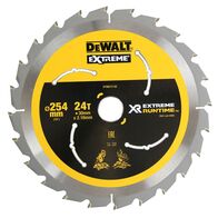 BLADE, CIRCULAR SAW XR EXTREME 254mm x 30mm(MULTI) 24TPI WOOD