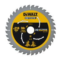 SAW BLADE, XR EXTREME RUNTIME 216mm x 36T (30mm)