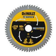 BLADE, CIRCULAR SAW XR EXTREME 254mm x 30mm 60T