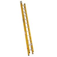 Extension ladder 3.7-6.5m (12-21ft) Fibreglass 130kg Industrial with pole-mount
