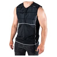 Cooling Vest BLACK Size XL - Soak in cold water to activate cooling relief for up to *4 hours
