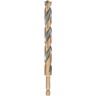 DRILL BIT, HEX BLACK AND GOLD IMPACT, METAL 12mm