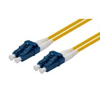 PATCH LEAD FIBRE, LC/LC DUPLEX SINGLE-MODE OS2 9U, 0.5m