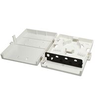 WALL ENCLOSURE, FIBRE, 8 PORT ST SIMPLEX UNLOADED