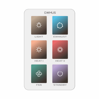 BATHROOM HEATER VERTICAL WHT SWITCH COVER COLOURED