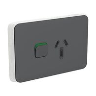 Horizontal Single Power Point Skin | 10A 250V | Durable & Easy to Install | by GAF