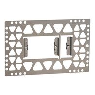 Clipsal Mounting Accessories Bracket | 120mm Recessed Mount | Silver Metallic Finish | SVHC Free | @Pack of 20 | by Clipsal