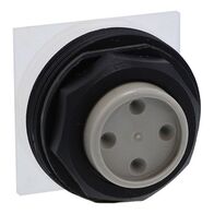 30MM Push Button Head No Guard | IP66 Rated | Black High-Impact Plastic | @Pack of 1 | by Clipsal