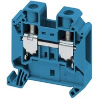 Screw Terminal Feed Through | DIN Rail Compatible | 800V Voltage Rating | Blue Color | @Quantity of 1 | by GAF