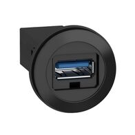 USB Panel Mount 22mm 3.0 Port | Fast Data Transfer | Robust Industrial Design | @Pack of 1 | by Clipsal