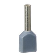 Insulated Double Cable End Medium Size 0 | High-Quality Insulating Plastic | Secure Double Connection | by Clipsal