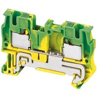 PUSH-IN Terminal Protective E | Tool-Free Connection | 800V Rated | Green/Yellow | @Pack of 1 | by GAF