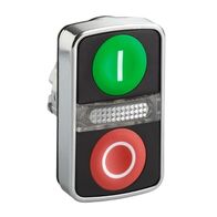 Metal Double Headed Pushbutton | Robust Metal Construction | IP66 Rated | Dual Control Design | @Pack of 1 | by Clipsal