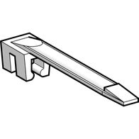 Markers Tag PRICE | Durable Plastic | White with Black Print | Snap-on Design | @Pack of 100 | by Clipsal