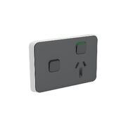 Skin Socket Horizontal Single 10A 250V | Durable Polycarbonate | IP20 Rated | @Pack of 1 | by GAF