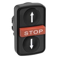 Plastic Double Headed Pushbutton | IP65 Rated | Ergonomic Design | Green/Red Color | @Pack of 1 | by Clipsal