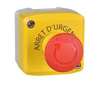 Emergency Stop Control Box | IP66 Rated | Red Mushroom Actuator | Pre-Wired | @Pack of 1 | by Clipsal