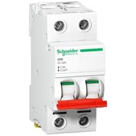 ISW Switch 2P 125A 415VAC | DIN Rail Mount | Padlockable Handle | by Clipsal