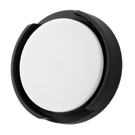 Chamaeleon™Deco 3 Black | 2 & 3 Step Dimming | Microwave & Daylight Sensor | 3000K & 4000K Color Select | by Enlighten