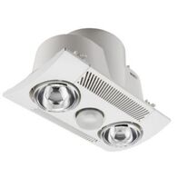 Fan Light Heater DRAFTSTOPPER 2x275W | Integrated Fan & Light | Draftstopper Design | @Pack of 1 | by Clipsal