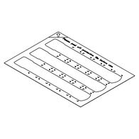 Insert Label Illuminated USB S | Low Energy LED | Durable Polycarbonate | White Color | @Pack of 1 | by Clipsal
