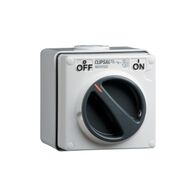 Socket Outlet Surface Auto 3pin Flat 20A | IP66 Rated | UV Stabilised Polycarbonate | Grey | @Quantity of 1 | by Clipsal