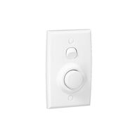 Time Delay & Extra Switch | Adjustable Up to 10 Minutes | Mechanical Rotary Timer | White Electric | @Pack of 1 | by Clipsal