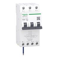 A9 iC60H3 3P+Ns C Curve 16A 30mA A RCBO | High Breaking Capacity | DIN Rail Mount | by Clipsal