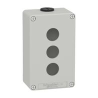 Empty Grey 3 Hole Control Box | IP65 Rated | Durable Polycarbonate | Surface Mount | @Pack of 1 | by Clipsal