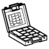 Empty Demonstration Case | High-Impact Plastic | Internal Foam Padding | Portable Design | @Pack of 1 | by Clipsal