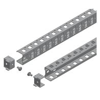 Universal DIN Rails 600mm | Galvanized Steel | Pre-Punched Holes | by Clipsal
