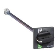 Extended Front Rotary Handle INS40 to 160 | Padlockable | Black/Red | @Pack of 1 | by Clipsal