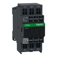 3P Contactor 9A AC3 4kW 24VDC Coil Spring | Spring Clamp Terminals | High Endurance | by Clipsal