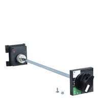 Extended Rotary Handle NS80H | Padlockable Safety Feature | Ergonomic Design | Black/Red | @Pack of 1 | by Clipsal
