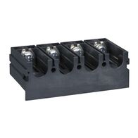 4P One-Piece Spreader | 4-Pole Configuration | Durable Insulating Plastic | Easy Installation | @Pack of 1 | by Clipsal